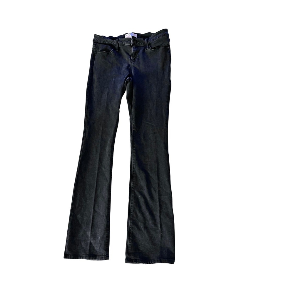 NO‎ BOUNDARIES Womens Black Flare Jeans Size 11 Low Rise Bootcut Denim Pants